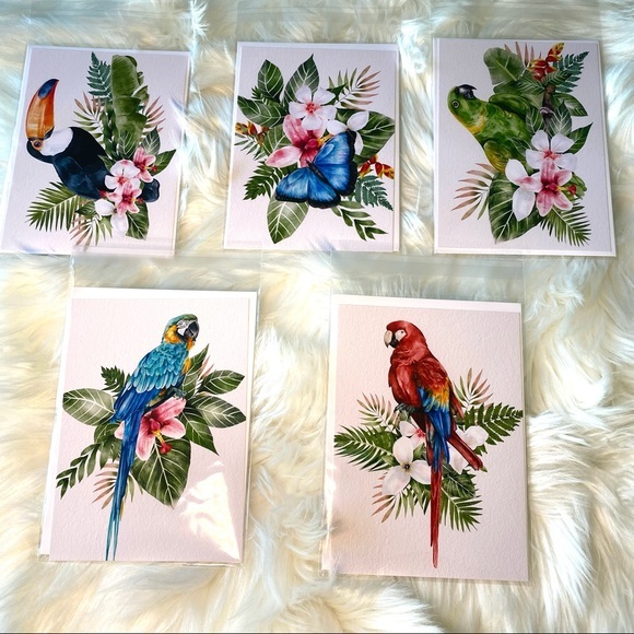 Set of Five “Amazonia Series” Elegant Greeting Cards & Luxury Envelopes - Picture 15 of 15